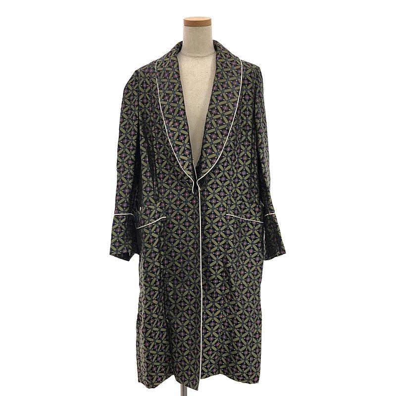 GOLDEN GOOSE / ゴールデングース | 着脱可襟付き ジャガード ガウン  