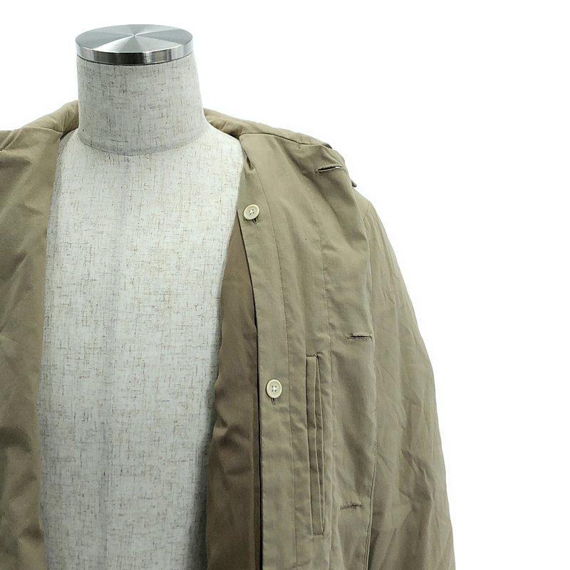 YAECA / ヤエカ | 中綿ライナー付 コットン ステンカラーコート