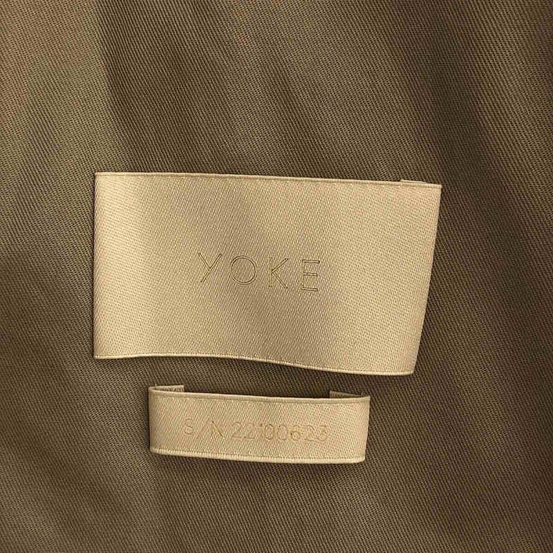 YOKE / ヨーク | 2022SS | NYLON COVERED TRENCH COAT ナイロン カバード トレンチコート | 1 | グレー系 | メンズ｜kldclothing｜06