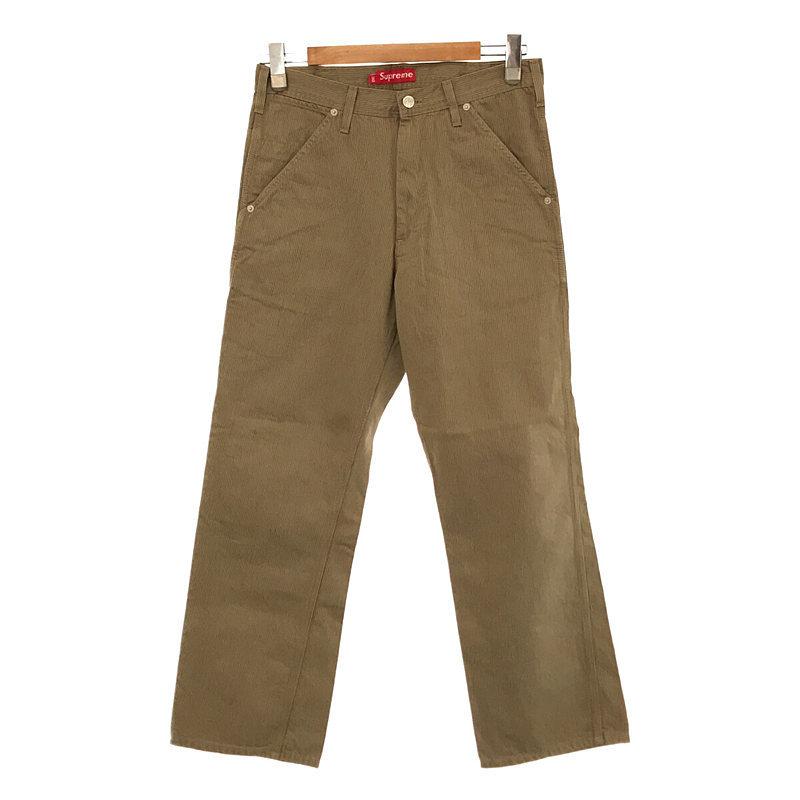 SUPREME / シュプリーム | 初期 紙タグ USA製 ストライプ ペインター パンツ | 30 | ベージュ | メンズ  :6gu0iukexhm4:KLD ヤフーショッピング店 - 通販 - Yahoo!ショッピング