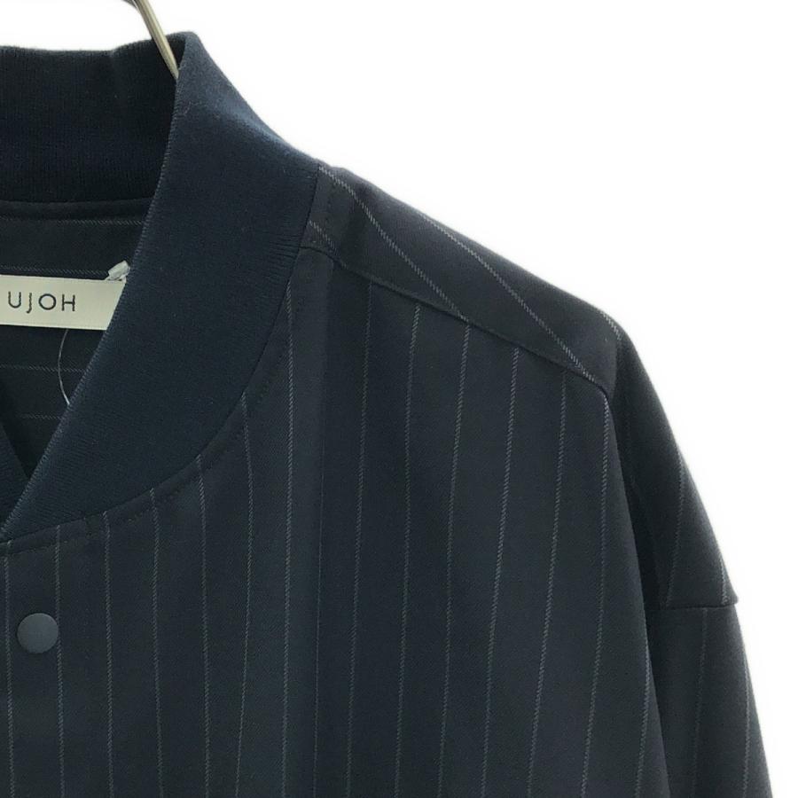 UJOH / ウジョー ストライプ オーバーシルエット シャツ ジャケット