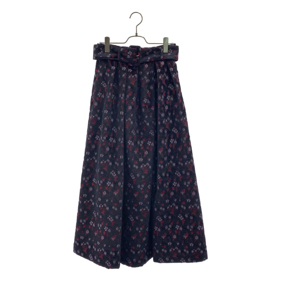 Mame Kurogouchi / マメクロゴウチ Floral Jacquard Flared Skirt
