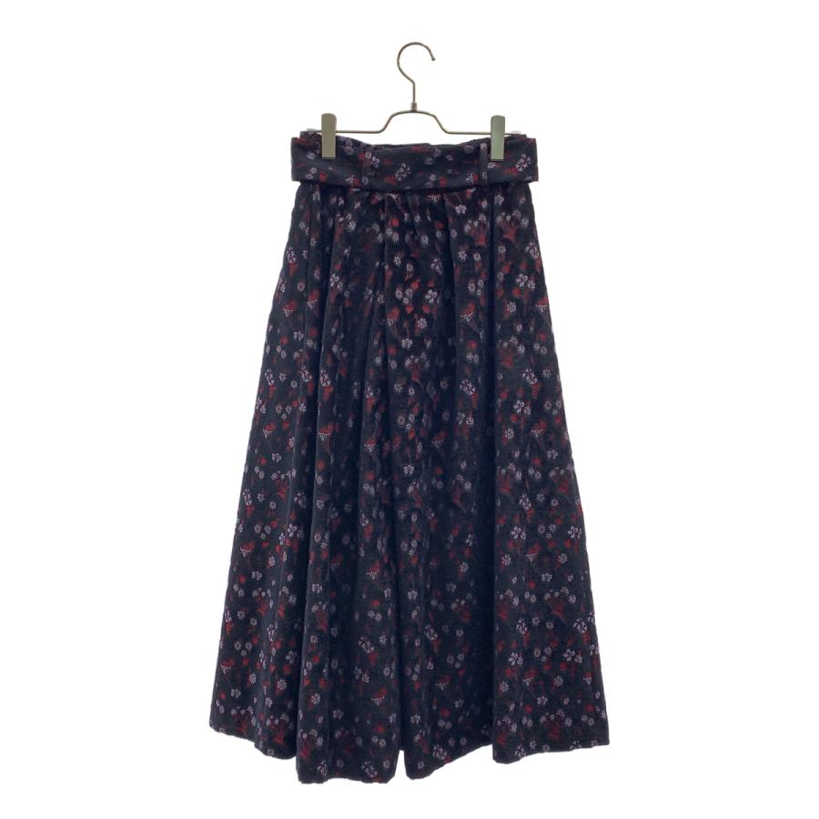 Mame Kurogouchi / マメクロゴウチ Floral Jacquard Flared Skirt