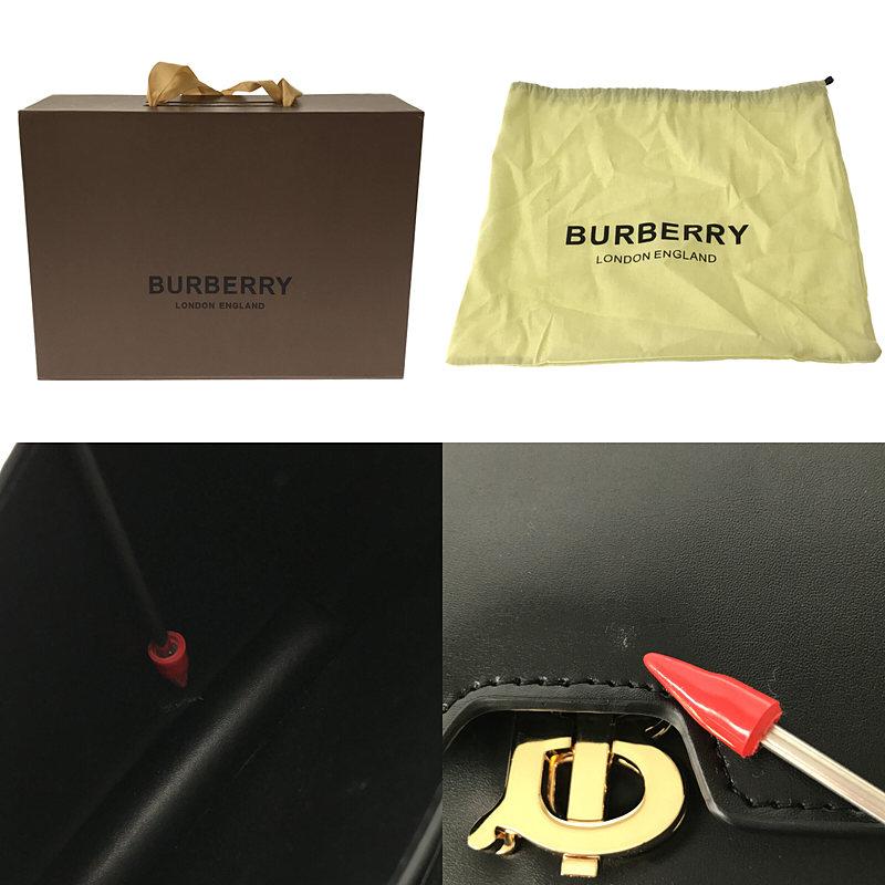 【新品】  Burberry / バーバリー | 8010334 2way BK LL SM TB BAG 牛革 レザー ショルダー付き クラッチ バッグ 箱・保存袋有 | - | ブラック | レディース｜kldclothing｜08