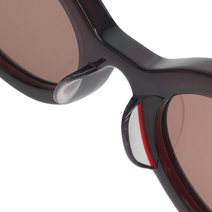 【新品】  FETICO / フェティコ | 2025SS | ×BLANC ブラン / OVAL TELEVISON CUT SUNGLASSES オーバル サングラス | F | ダークレッド | レディース FETICO(フェティコ)のBLANC OVAL TELEVISION-CUT SUNGLASSESの通販