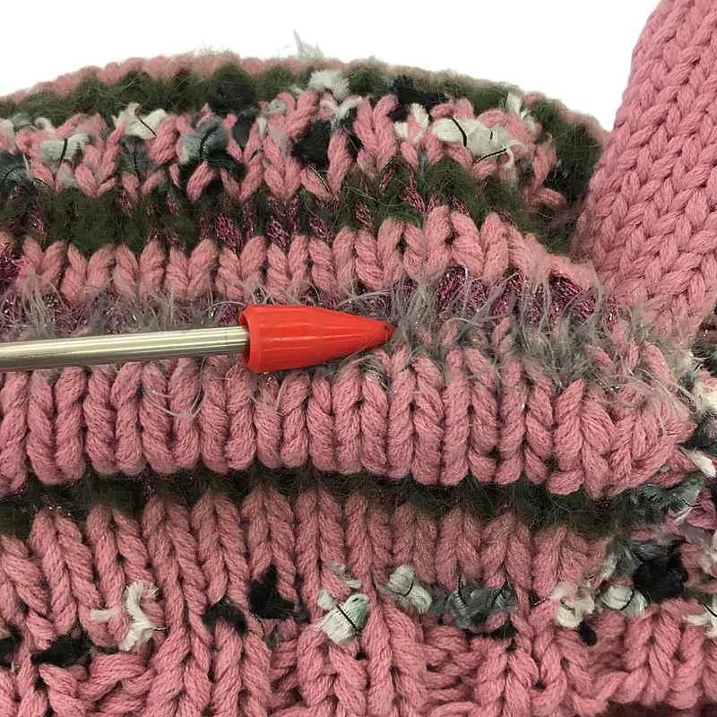 rurumu: usa-mimi knit cap ピンク 縷縷夢兎 新品】 rurumu: / 縷縷夢兎るるむう | 2023AW うさ耳 ニット帽