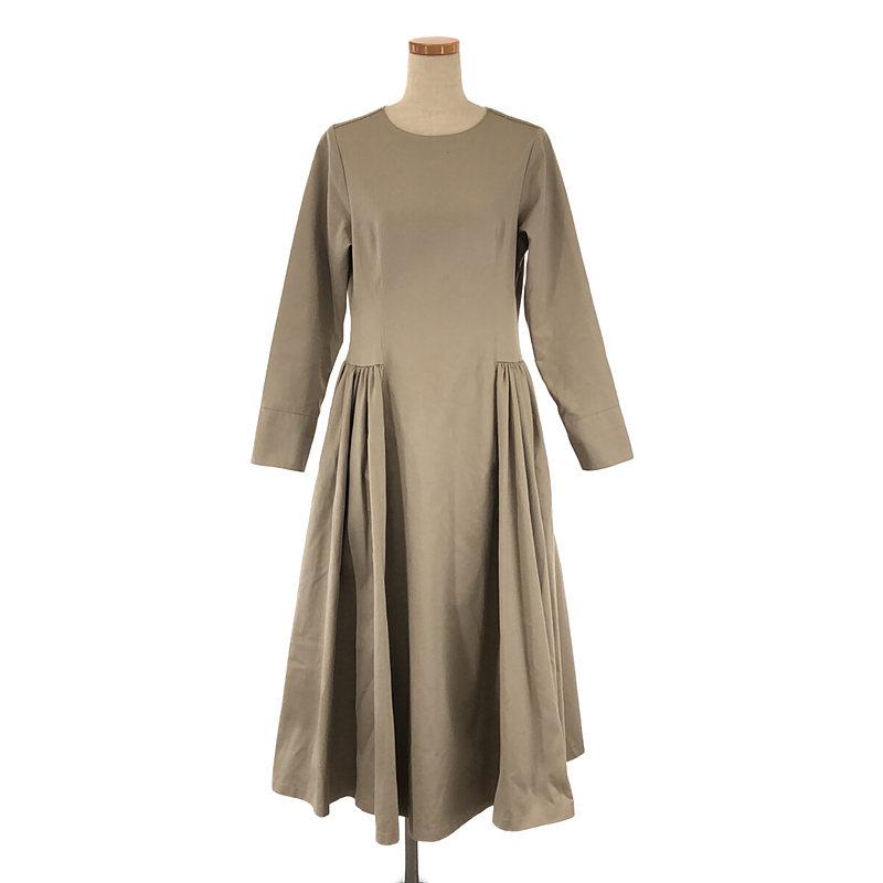 新品未使用　foufou フーフー　半袖　ロングワンピース　Mサイズ　ストライプ すぐ届く！秋冬のTHE DRESSシリーズ》 foufouの黒いドレス