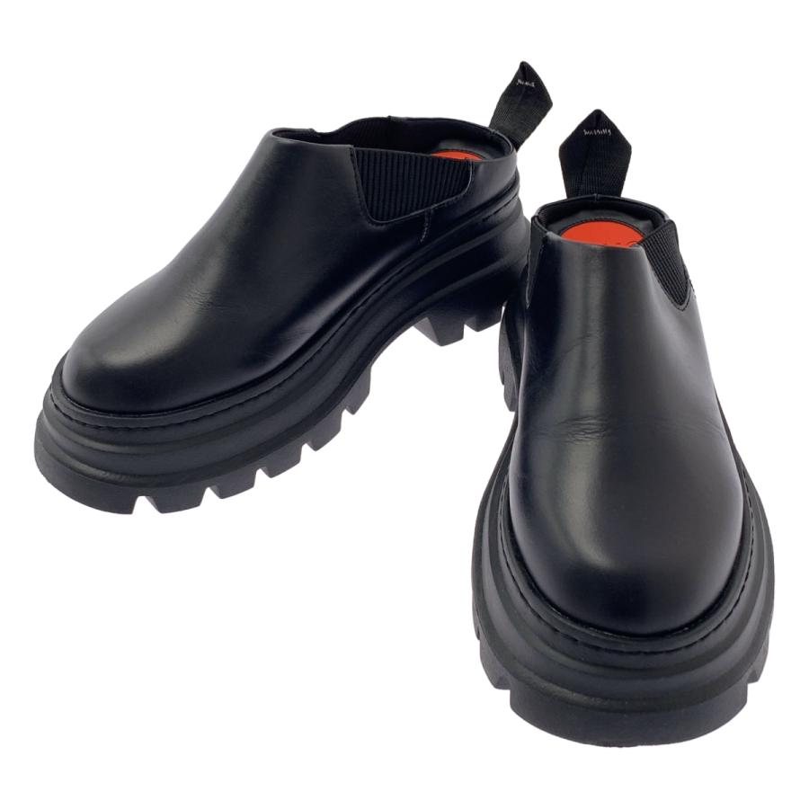 【値下げ】OMMO／VOLUME HEAD SABOT BOOTS ブラック OMMO / オーエムエムオー VOLUME HEAD SABOT BOOTS サイドゴア サボ