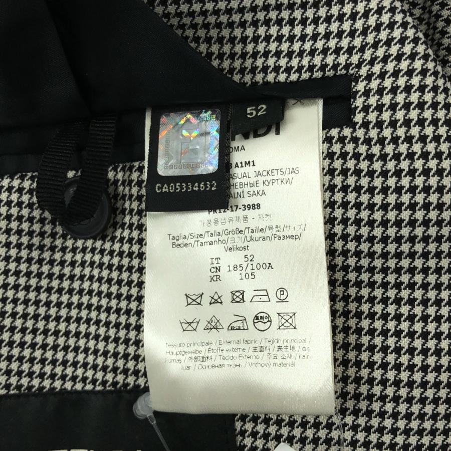 FENDI（フェンディ） 千鳥格子 2B テーラードジャケット : KLD