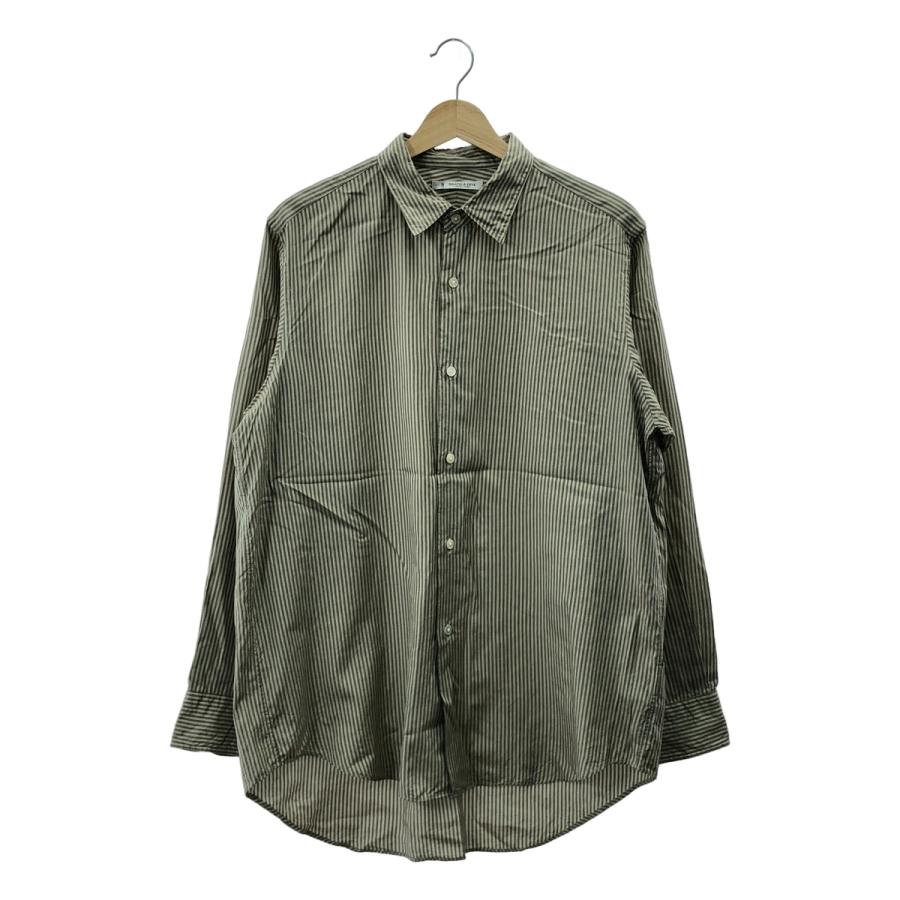 MAATEE&SONS チャールズ シルクコットン ストライプシャツ　サイズ1 MAATEE&SONS / マーティー&サンズ | CHARLES SILK COTTON STRIPE