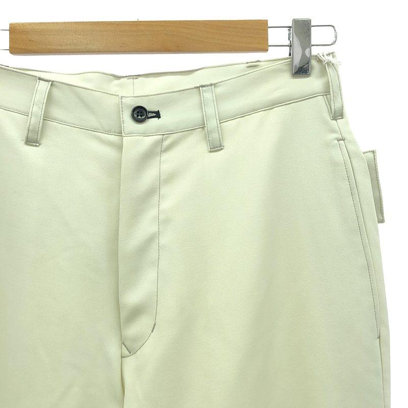 【美品】  sulvam / サルバム | 2024SS | つまみ センタープレス パンツ | S | ホワイト | メンズ sulvam（サルバム） 【美品】 | 2024SS | つまみ センタープレス