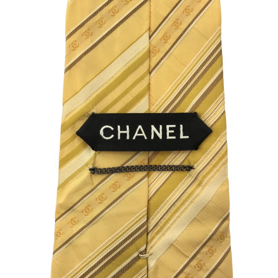 シャネル CHANEL ネクタイ ココマーク 総柄 シルク ビジネス スーツ CHANEL（シャネル） シルク 総柄 ココマーク スーツ ネクタイ : KLD