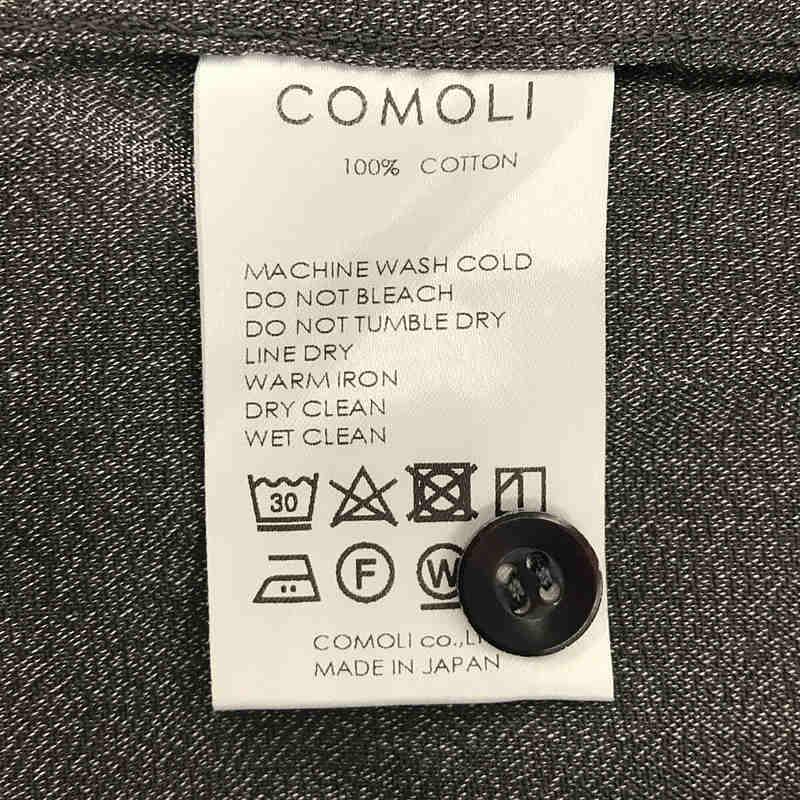 COMOLI / コモリ | 2020AW | ヨリ杢 オープンカラーシャツ | 1 | グレー | メンズ｜kldclothing｜06