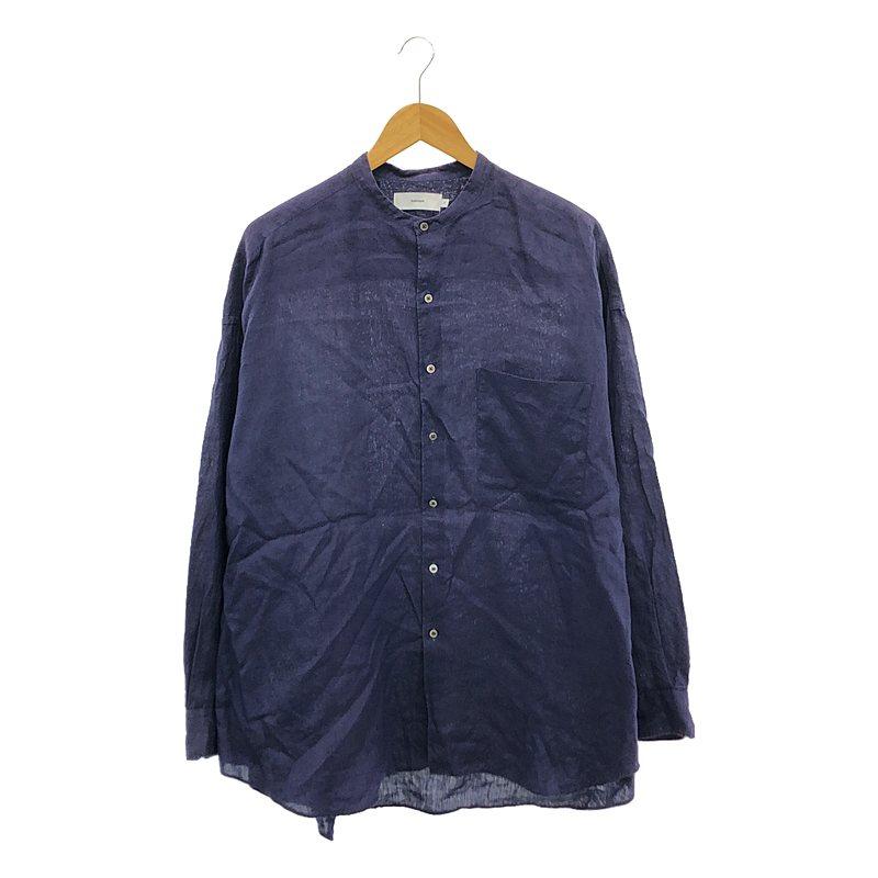 Graphpaper / グラフペーパー | 2022SS | Linen Oversized Band Collar 
