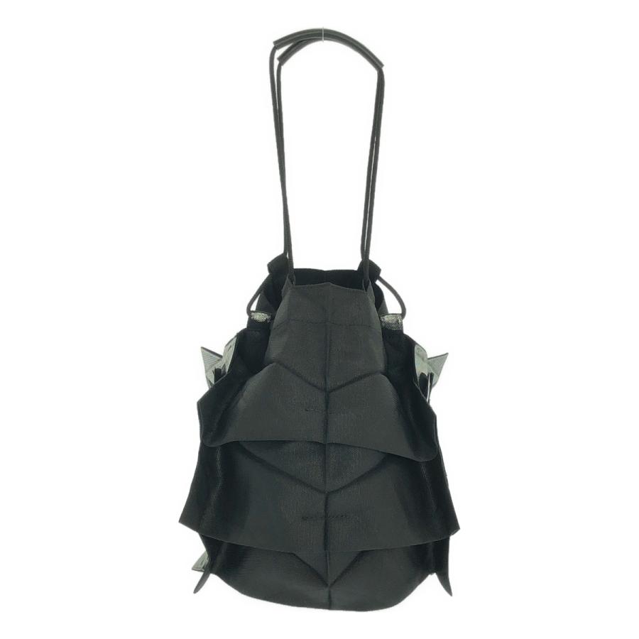 【美品】  132 5. ISSEY MIYAKE / 1325.イッセイミヤケ | 132 5. STANDARD BAG 箔プリント バッグ | ブラック/シルバー | レディース 132 5. ISSEY MIYAKE / 1325.イッセイミヤケ STANDARD BAG 箔プリント