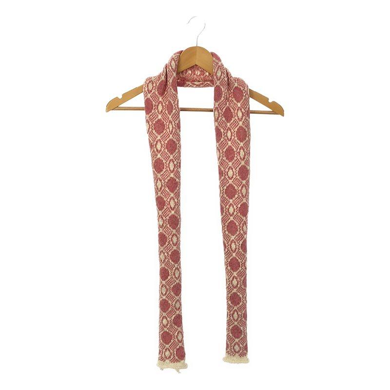 【新品】  OLUBIYI THOMAS / オルヴィトーマス | 2022AW | wool scarf ウール ジャガード ストール マフラー | F | ブラック | メンズ 新品】 OLUBIYI THOMAS / オルヴィトーマス | 2022AW wool scarf