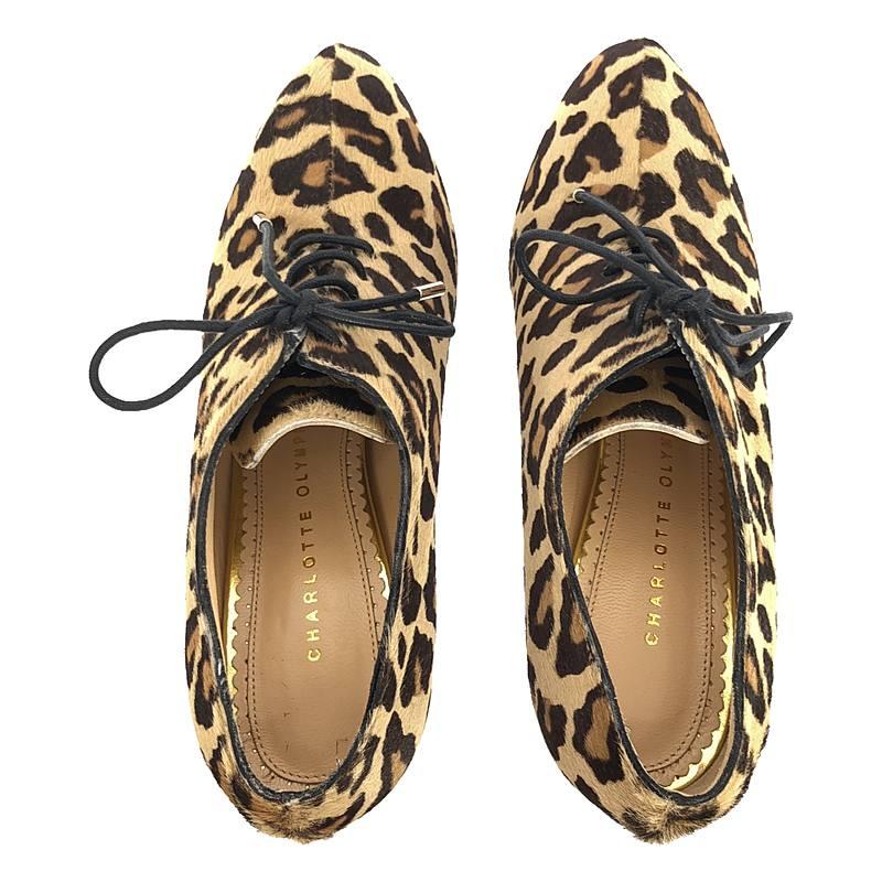 Charlotte Olympia レオパード柄 ブーティ ブーツ Charlotte Olympia レオパード柄 ブーティ ブーツ