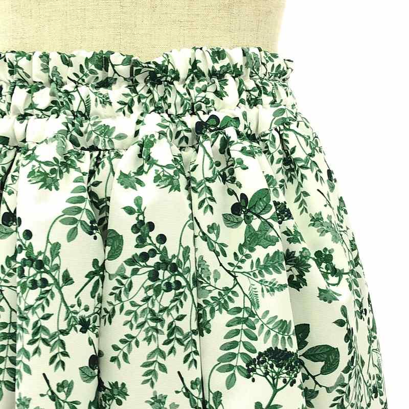 セブンテンミホカワヒト　スカート KEITA MARUYAM × SEVEN TEN by MIHO KAWAHITO 庭園プリント