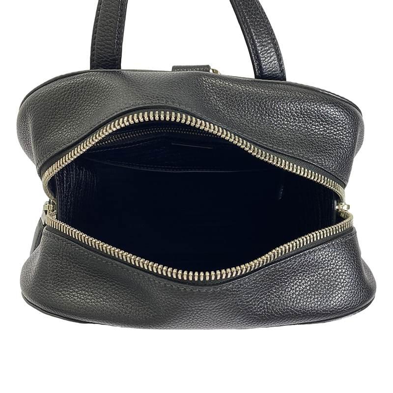 【美品】  PRADA / プラダ | 2VZ040 オールレザー バックパック | ブラック | メンズ PRADA（プラダ） 【美品】 | 2VZ040 オールレザー バックパック