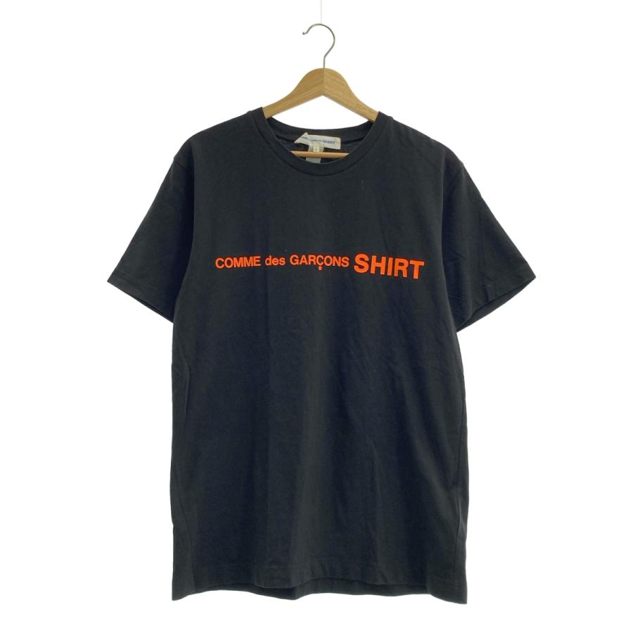 ★COMME des GARCONS★ロゴ プリント クルーネック Tシャツ COMME des GARCONS SHIRT / コムデギャルソンシャツ ロゴ