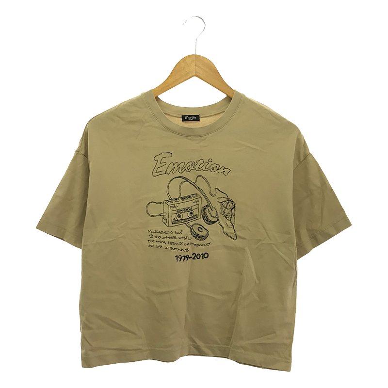 marble sud Ｔシャツ カットソー マーブルシュッド marble SUD / マーブルシュッド | ステッチワーク クルーネック
