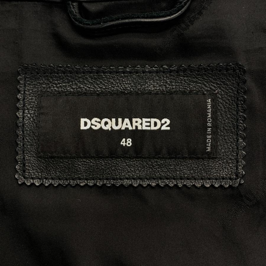 DSQUARED2（ディースクエアード） レザー シングル ライダース