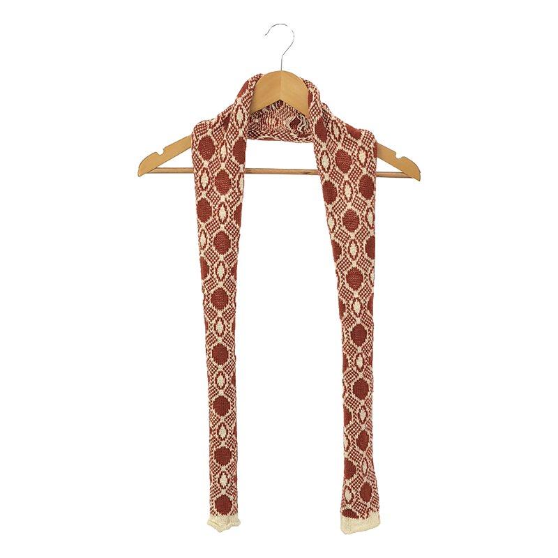 【新品】  OLUBIYI THOMAS / オルヴィトーマス | 2022AW | wool scarf ウール ジャガード ストール マフラー | F | ラスト | メンズ 新品】 OLUBIYI THOMAS / オルヴィトーマス | 2022AW wool scarf