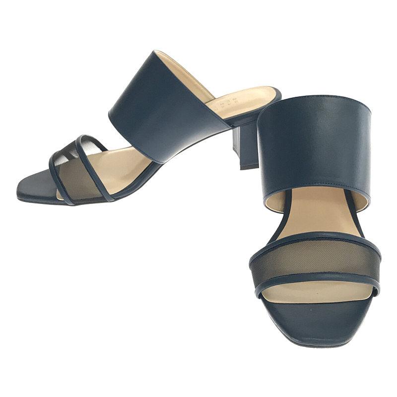 美品】 BARNEYS NEWYORK / バーニーズニューヨーク | レザー メッシュ