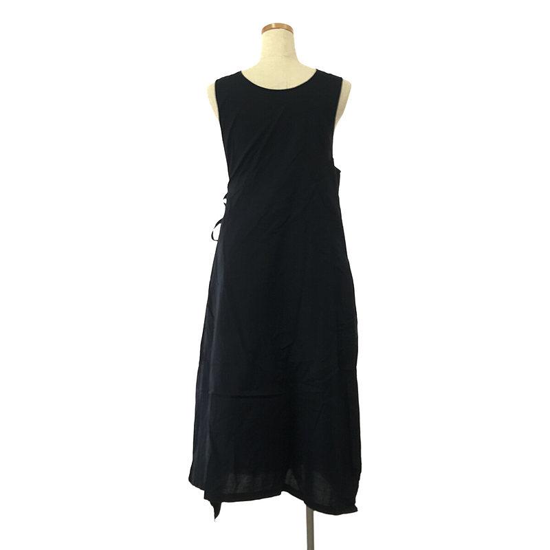 Y's / ワイズヨウジヤマモト | 2023SS | COTTON THIN TWILL RIGHT SIDE GATHER DRESS サイドギャザーワンピース | 1 | ネイビー｜kldclothing｜04