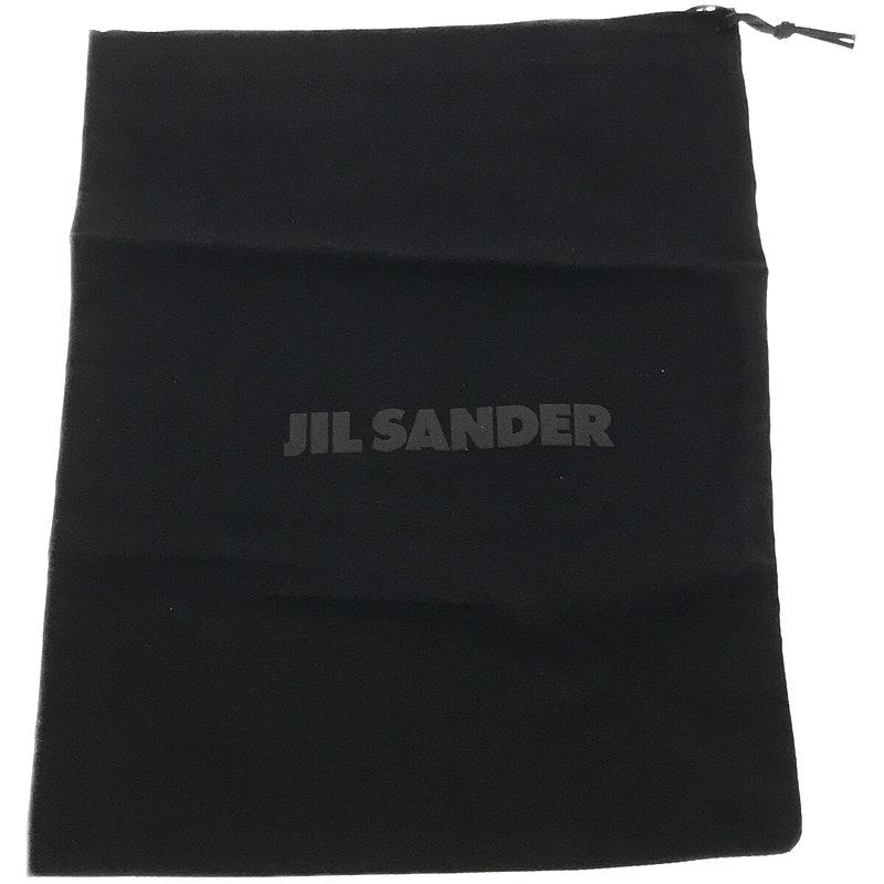 JIL SANDER / ジルサンダー | レザー クロスストラップ サンダル 箱・保存袋付き | 37 1/2 | ブラック | レディース｜kldclothing｜09