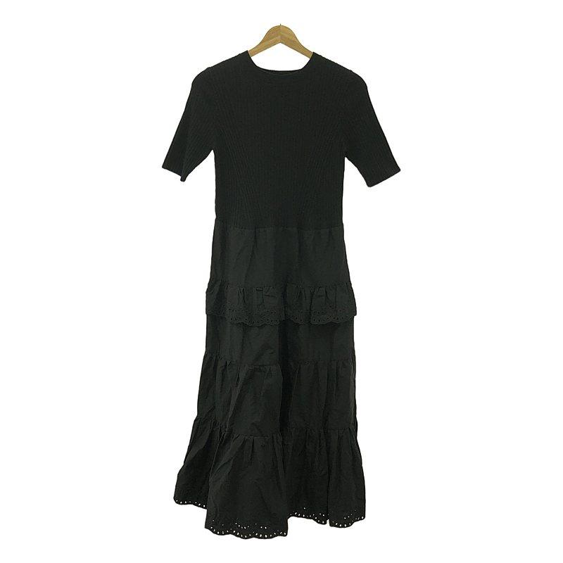 新品】 CADUNE / カデュネ | ニットドッキング レースティアード