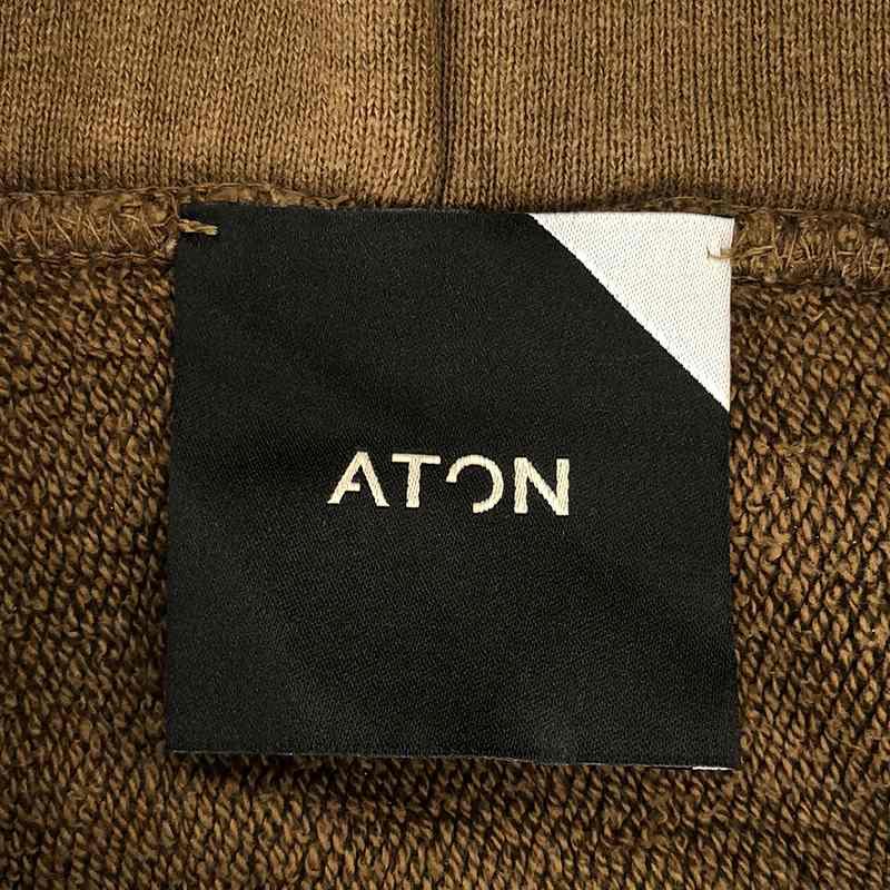 ATON / エイトン | NATURAL DYE URAKE HOODIE スウェット パーカー | 4 | ブラウン | メンズ｜kldclothing｜05