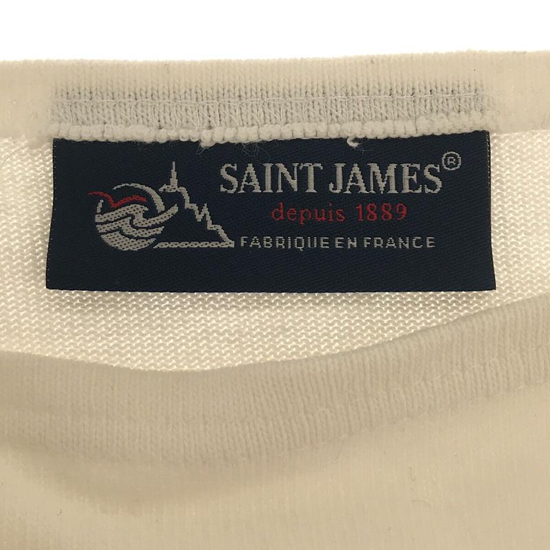 SAINT JAMES / セントジェームス | OUESSANT SOLID ウエッソン ソリッド バスクシャツ | T1 | ホワイト | レディース｜kldclothing｜05
