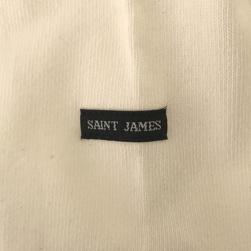 SAINT JAMES / セントジェームス | OUESSANT SOLID ウエッソン ソリッド バスクシャツ | T1 | ホワイト | レディース｜kldclothing｜06