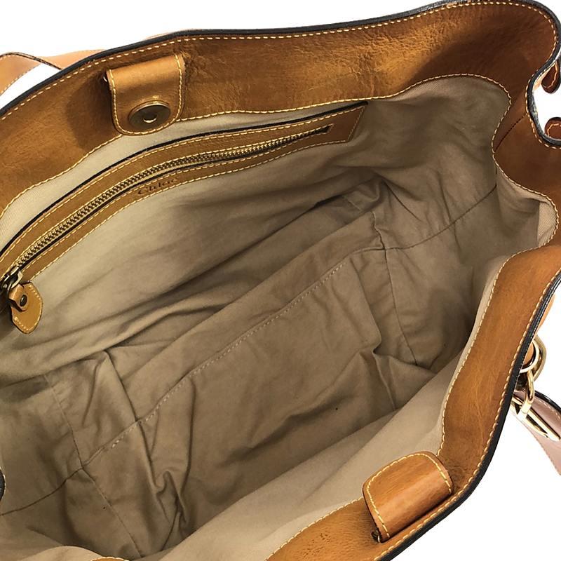 Chloe / クロエ | パラティ レザー ハンドバッグ キャメル レディース 
