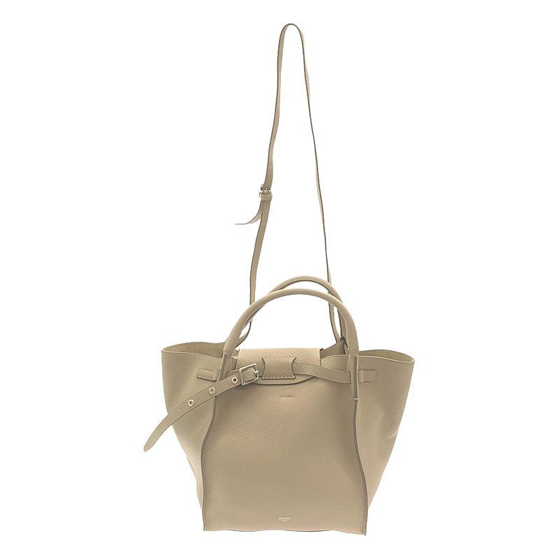【美品】  CELINE / セリーヌ | ビッグバッグ スモール 2Way トート ショルダーバッグ | グレー系 | レディース CELINE（セリーヌ） 【美品】 | ビッグバッグ スモール 2Way トート