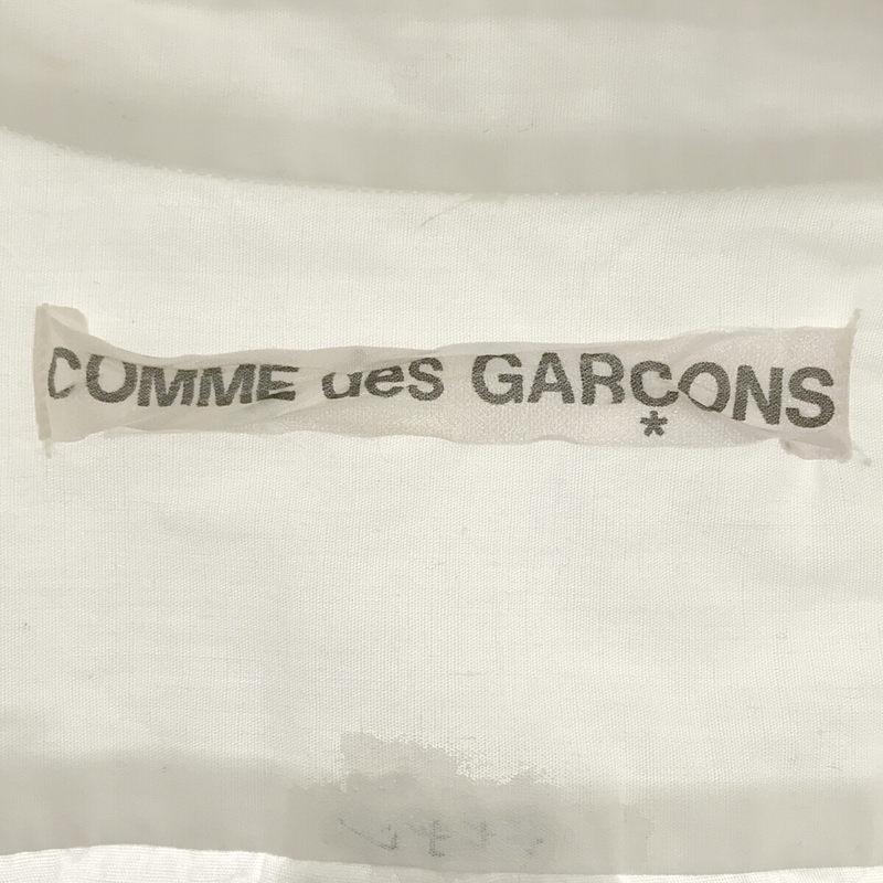 COMME des GARCONS / コムデギャルソン | 1980s 初期 | ウイングカラー ピンタックブラウス ドレスシャツ | ホワイト｜kldclothing｜05