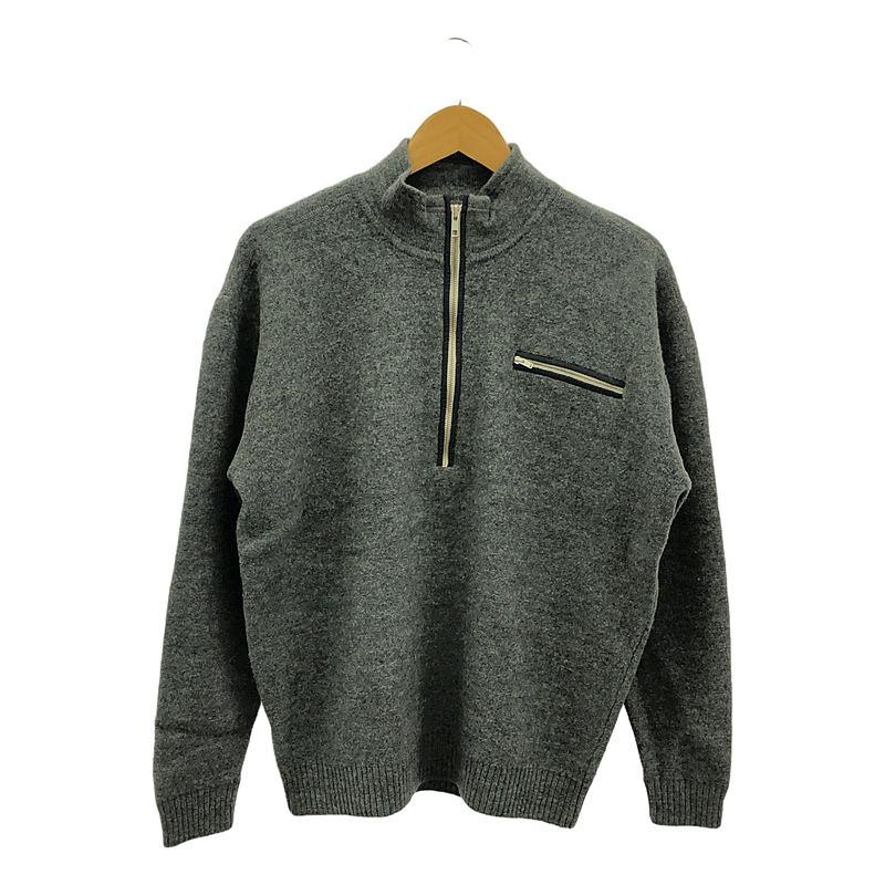 patagonia（パタゴニア） | ウール ハーフジップニット | M | グレー