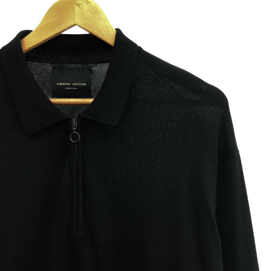 ROBERTO COLLINA（ロベルトコリーナ） | ハーフジップ 長袖 コットン 