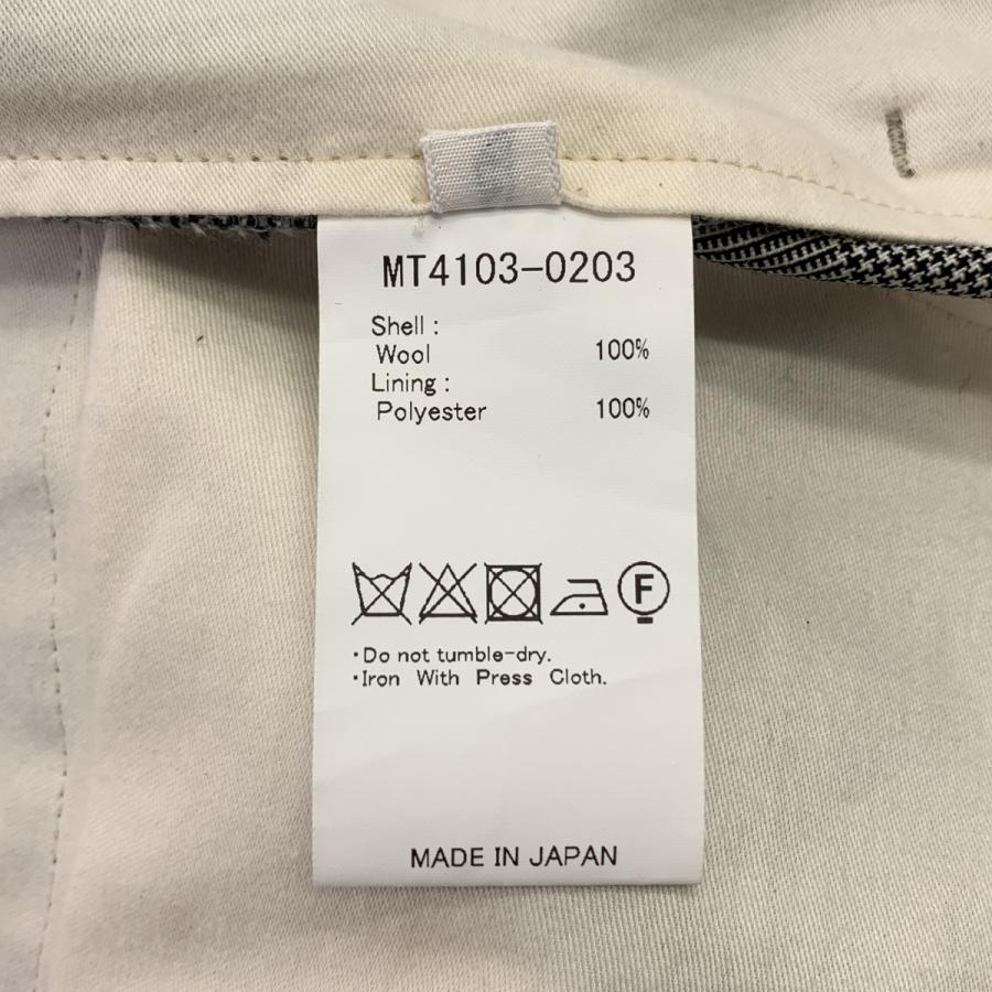 maatee&sons　永遠スラックス　グレンチェック　サイズ２　グレー　美品 美品】 MAATEE&SONS / マーティー&サンズ | 永遠 SLACKS グレン