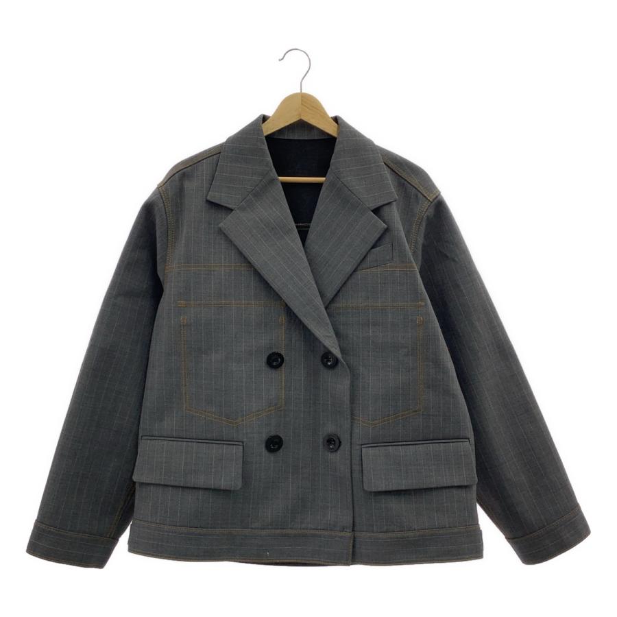 sacai サカイ デニム ベスト リバーシブル グレー 2024ss 【公式通販】