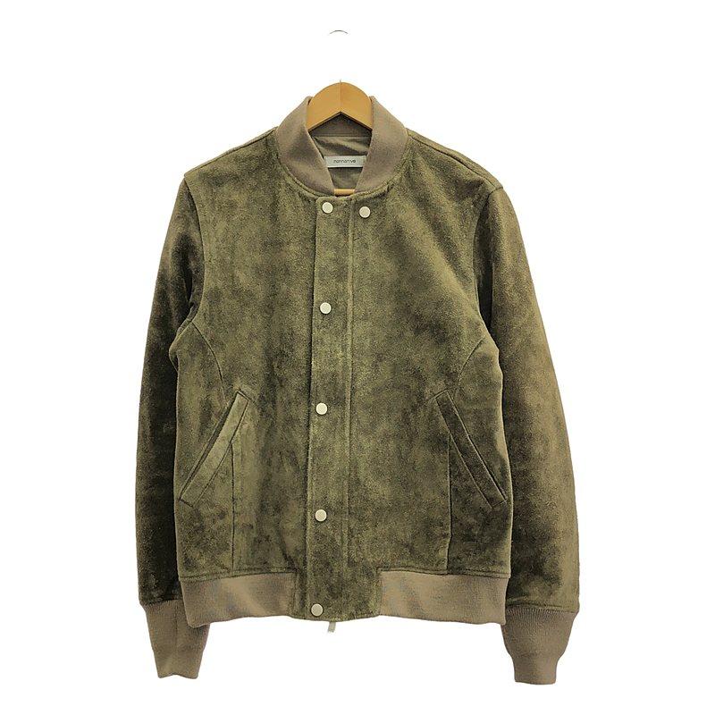 nonnative / ノンネイティブ | STUDENT JUMPER COW SUEDE / スエード レザー ブルゾン ジャケット / 総裏地 | 2 | ブラウン系 | メンズ nonnative（ノンネイティブ） | STUDENT JUMPER COW SUEDE / スエード