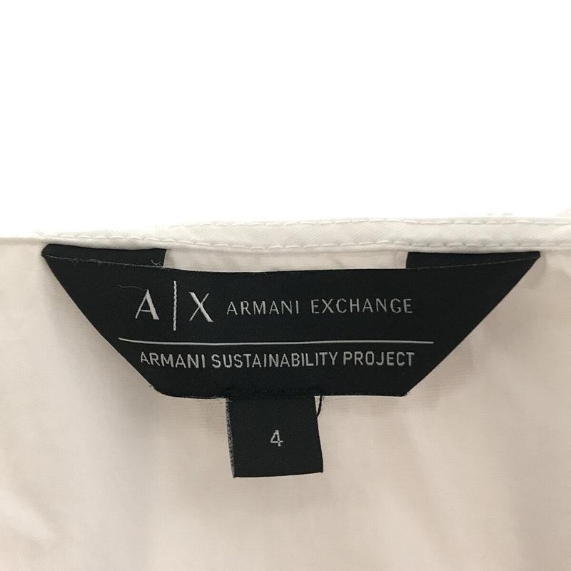 ARMANI EXCHANGE / アルマーニエクスチェンジ | サイドロゴ フーデッドワンピース | 4 | ホワイト | レディース｜kldclothing｜05