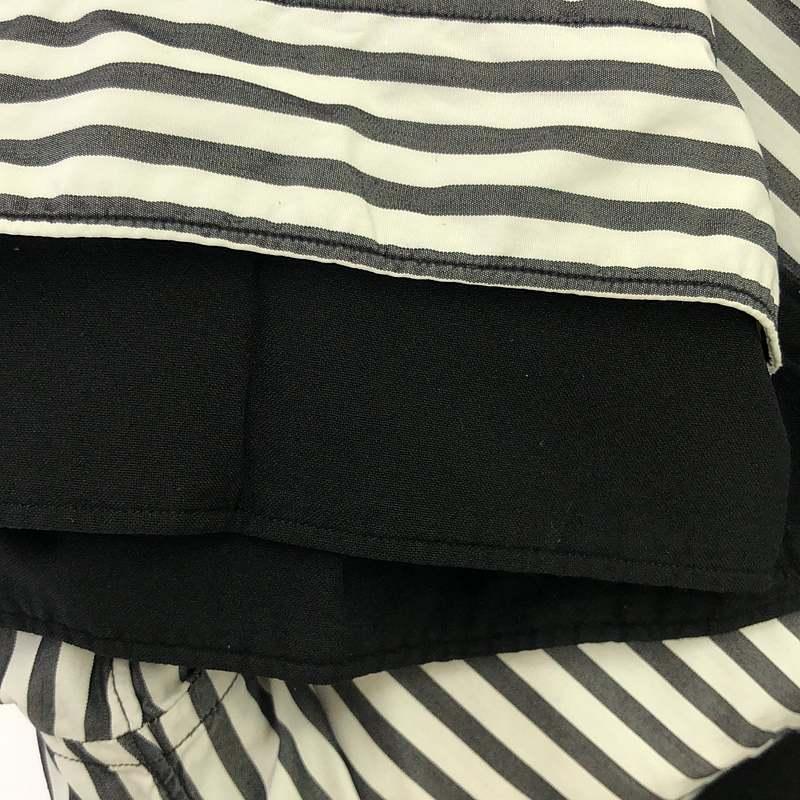 COMME des GARCONS / コムデギャルソン | 2011SS | 多重人格 ストライプ ロングブラウス | S | ブラック/ホワイト | レディース COMME des GARCONS（コムデギャルソン） | 2011SS | 多重人格