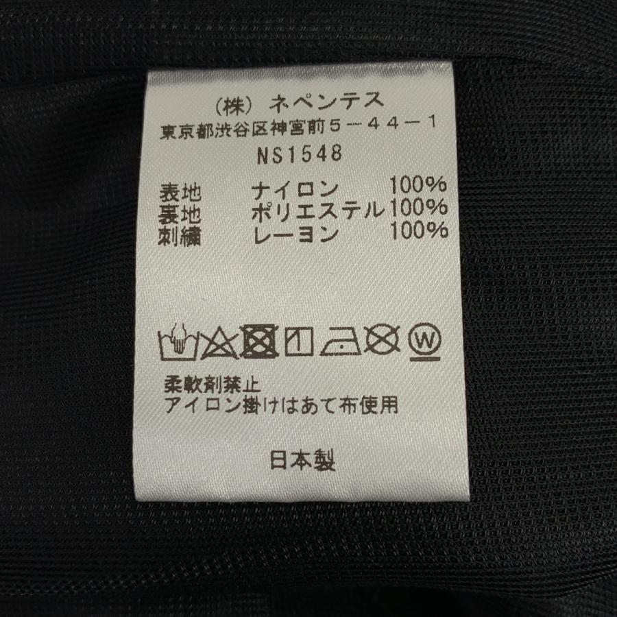 希少 Needles トラックパンツ パピヨン総柄 STUDIOUS別注 M 黒 Needles（ニードルス） × STUDIOUS 別注 パピヨン ナイロン トラック