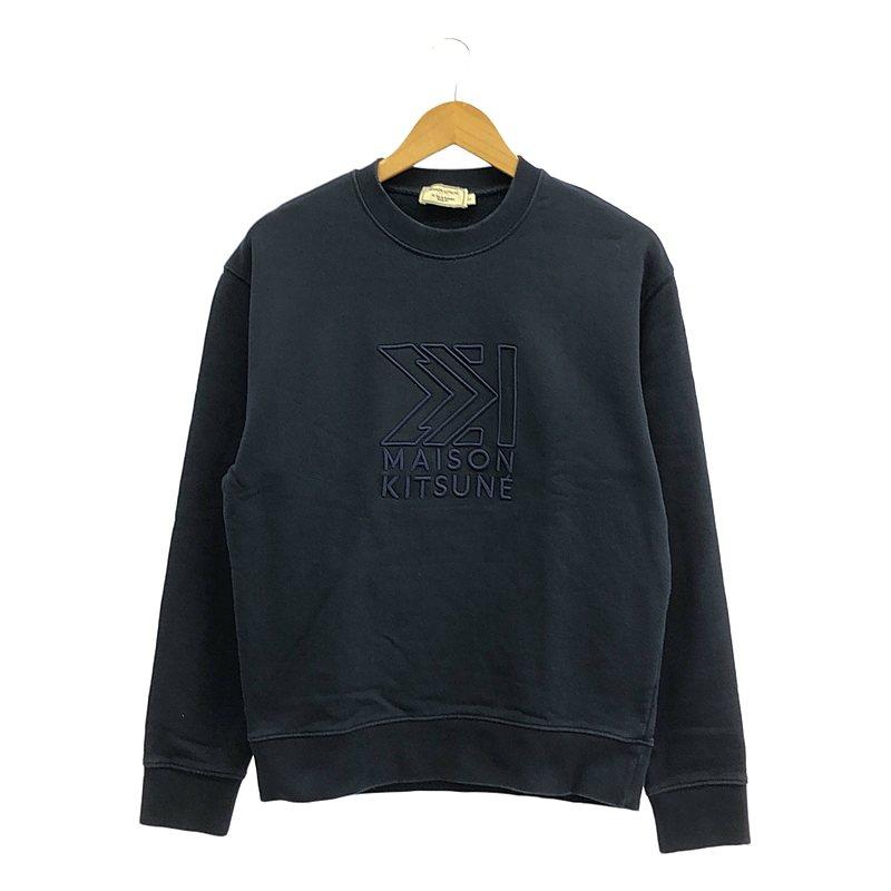 MAISON KITSUNE（メゾン キツネ） | ロゴ刺しゅう クルーネック