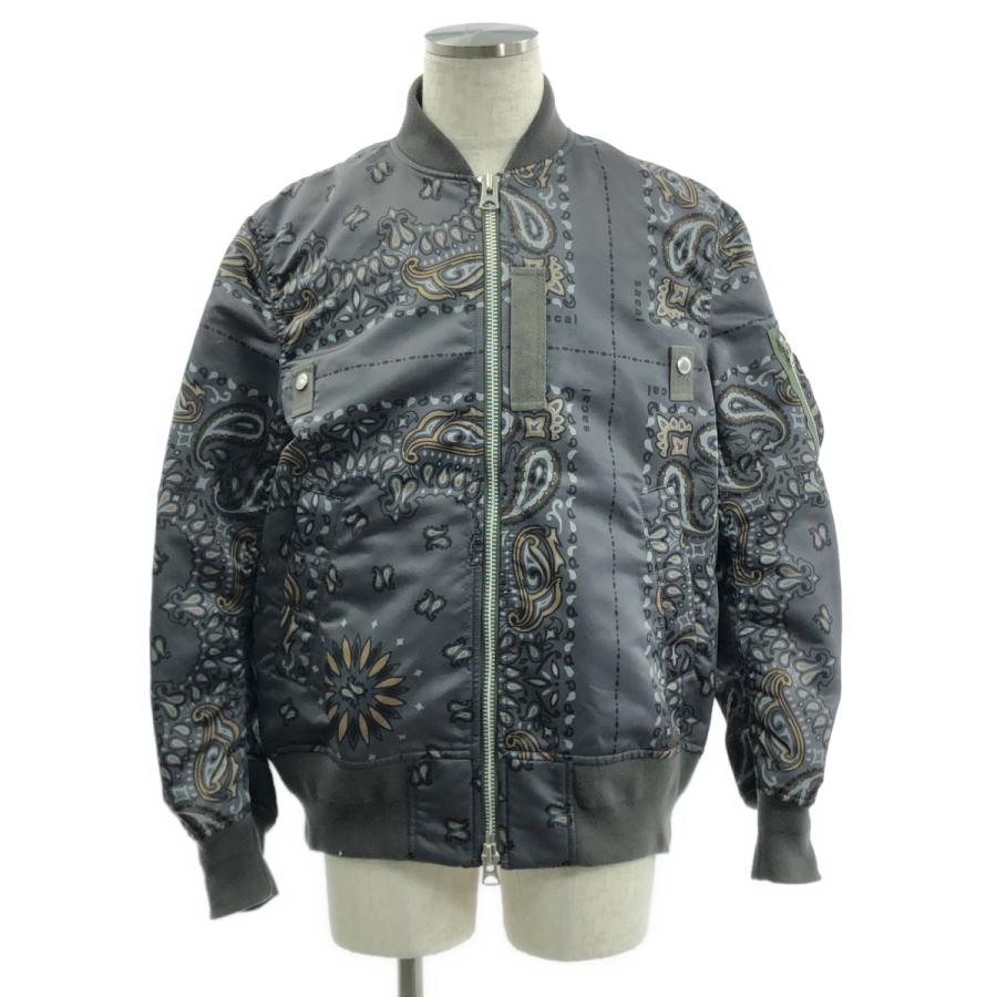 sacai（サカイ） Bandana Blouson MA-1 / 総柄 フライトジャケット