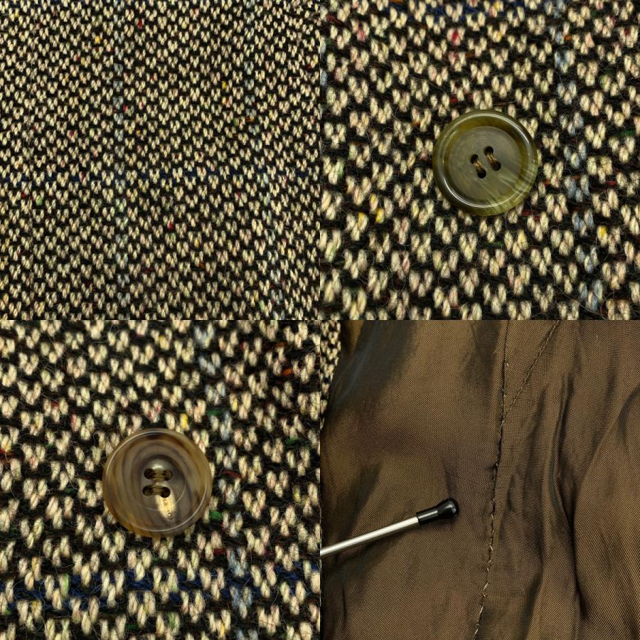 Burberrys / バーバリーズ | 1980s | van boven / irish tweed / ツイード バルマカーン コート / 総裏地 | 36 | ダークブラウン/ベージュ系 | メンズ Burberrys / バーバリーズ van boven irish tweed ツイード