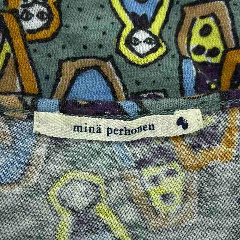 mina perhonen / ミナペルホネン | 2012AW | matryoshka マトリョーシカ 総柄 コットン カットソー | 38 | マルチカラー | レディース mina perhonen（ミナペルホネン） | 2012AW | matryoshka