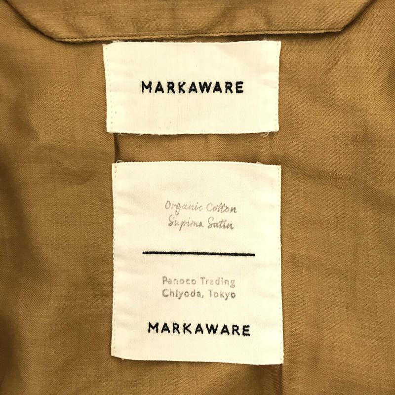 MARKAWARE / マーカウェア | OPEN COLLAR SHIRTS S/S コットン オープンカラー シャツ | 3 | マスタード | メンズ｜kldclothing｜05